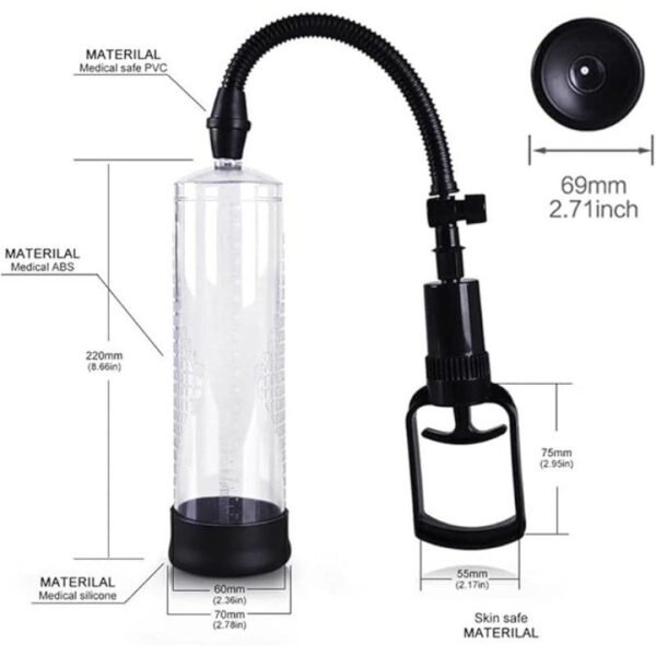 26 (1) SA09 Professional Penis Enlargement Pump – Powerful Male Vacuum Enlargement Device