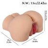 SA06 Realistic Big Buttocks Male Masturbator – Plump Ass with Tight Vagina & Anus